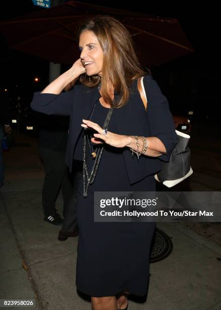 Maria Shriver is seen on July 27, 2017 in Los Angeles, CA.