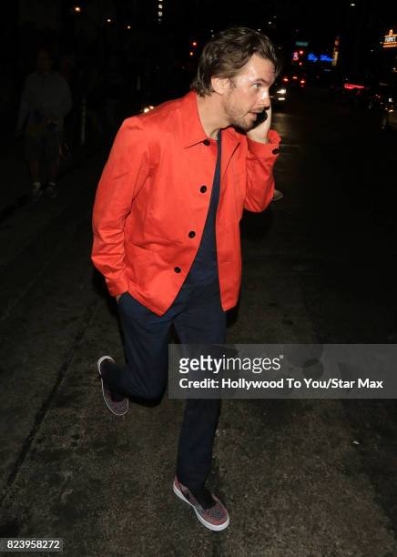 Dan Stevens is seen on July 27, 2017 in Los Angeles, CA.