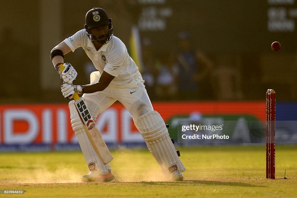 Sri Lanka v India - Cricket, 1st Test Day 3