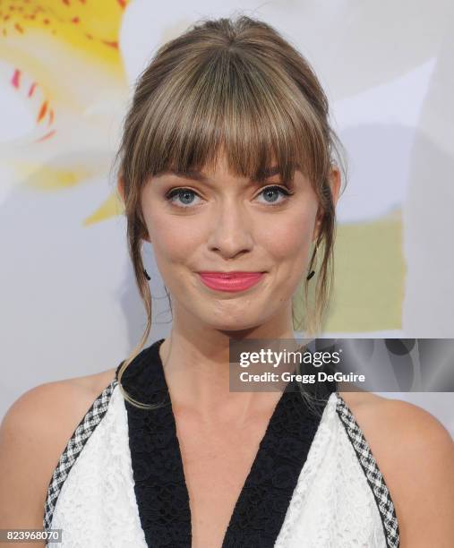 Britt Irvin arrives at the 2017 Summer TCA Tour - Hallmark Channel And Hallmark Movies And Mysteries at a private residence on July 27, 2017 in...