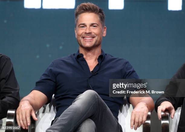 Executive producer Rob Lowe of 'The Lowe Files ' speaks onstage during the A+E portion of the 2017 Summer Television Critics Association Press Tour...