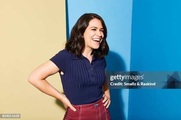 Abbi Jacobson of Comedy Central/Viacom's 'Broad City' posse for a portrait during the 2017 Summer Television Critics Association Press Tour at The...