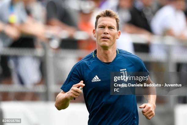 Stephan Lichtsteiner during the morning training session on July 28, 2017 in Boston City.