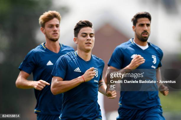 Paulo Dybala during the morning training session on July 28, 2017 in Boston City.