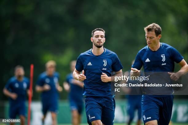 Mattia De Sciglio during the morning training session on July 28, 2017 in Boston City.