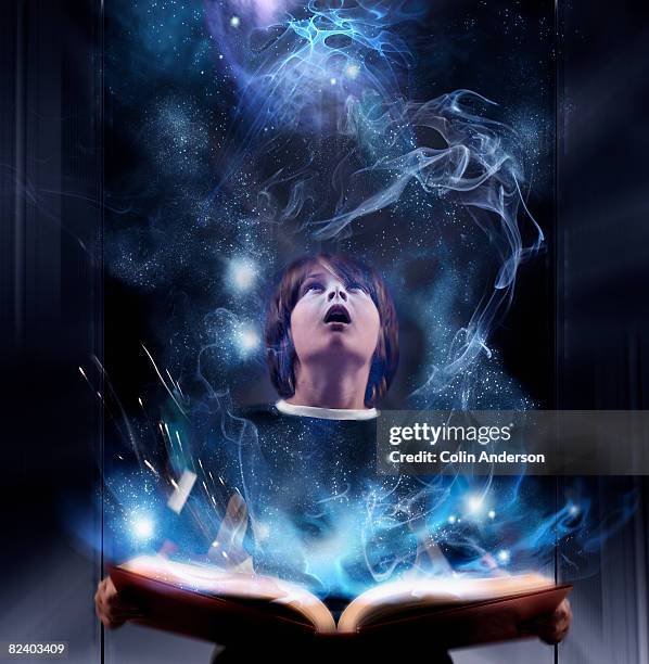 reading sparks imagination - spark imagination stock pictures, royalty-free photos & images
