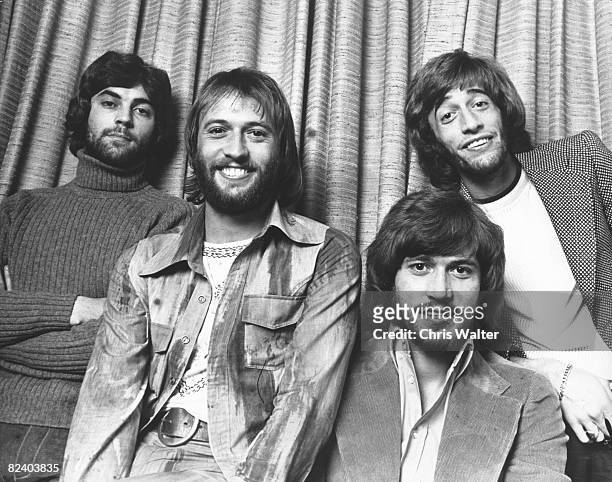 Bee Gees 1968 Vince Malouney, Maurice Gibb, Barry Gibb, Robin Gibb