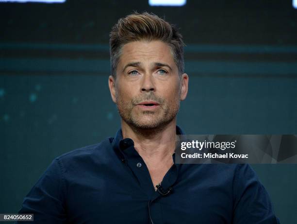 Executive producer Rob Lowe of 'The Lowe Files ' speaks onstage during the A+E Networks portion of the 2017 Summer Television Critics Association...