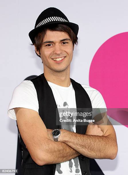 Actor Sebastian Koenig attends a photocall to the new German television SAT.1 telenovela 'Anna und die Liebe' on August 18, 2008 in Berlin, Germany.