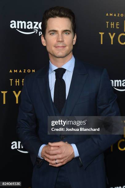 Matt Bomer arrives at the Premiere Of Amazon Studios' "The Last Tycoon" at the Harmony Gold Preview House and Theater on July 27, 2017 in Hollywood,...