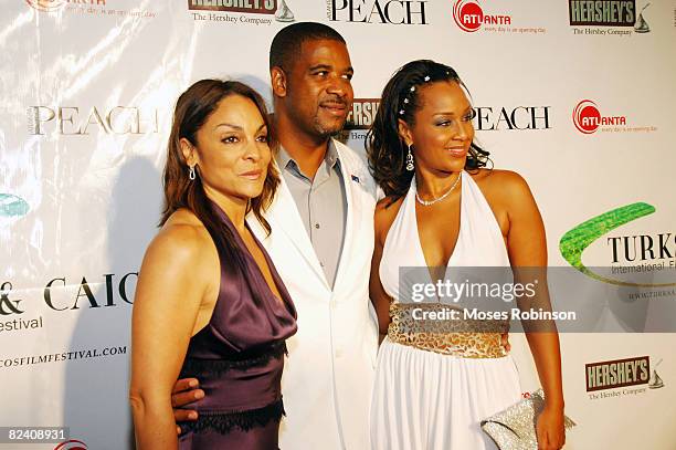 Jasmine Guy, Premier of Turks & Caicos Michael Misick and First Lady LisaRaye Misick