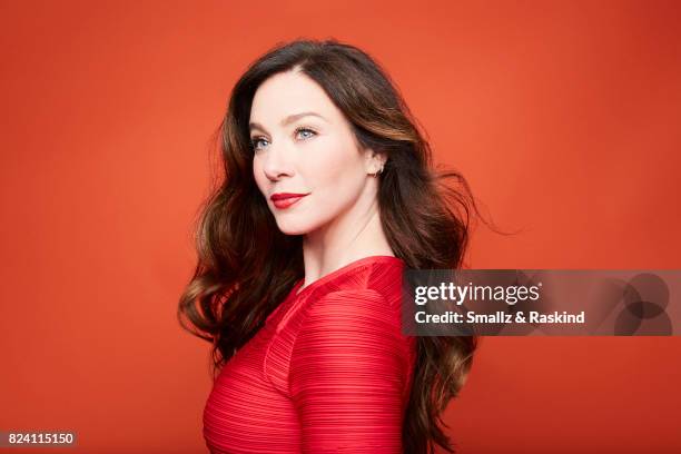 Actress Lynn Collins of Discovery Communications 'Discovery Channel - Manhunt: Unabomber' poses for a portrait during the 2017 Summer Television...