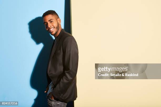 Actor Jharrel Jerome of Audience Network's 'Mr.Mercedes' poses for a portrait during the 2017 Summer Television Critics Association Press Tour at The...