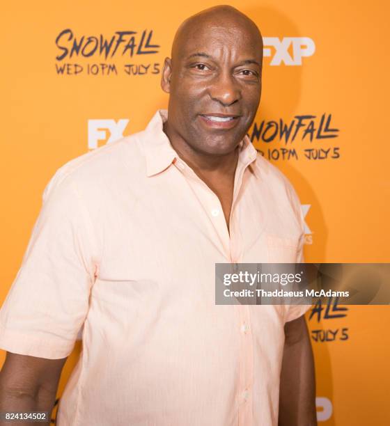 John Singleton attends the Snowfall screening at Regal South Beach on July 28, 2017 in Miami, Florida.