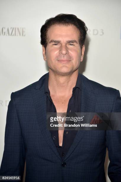 Actor Vincent De Paul attends the party for the unveiling of Los Angeles Travel Magazin's "Endless Summer" issue at Boulevard3 on July 28, 2017 in...
