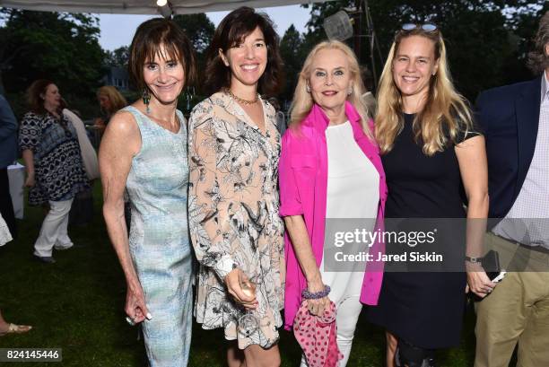 Lee Fryd, Nina De Burgh, Cornelia Bregman and Anna Polk attend the Alzheimer's Association Hosts Rita Hayworth Gala Hamptons Kickoff Event at a...