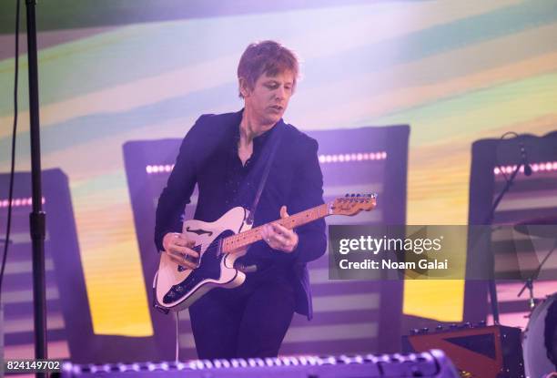 Britt Daniel of Spoon performs during 2017 Panorama Music Festival - Day 1 at Randall's Island on July 28, 2017 in New York City.