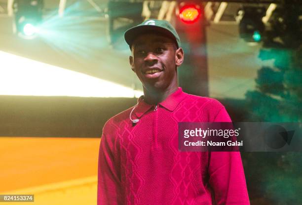 Tyler The Creator performs during the 2017 Panorama Music Festival - Day 1 at Randall's Island on July 28, 2017 in New York City.