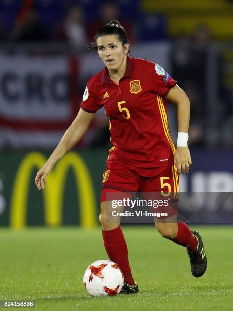 Andrea Pereira of Spain women during the UEFA WEURO 2017 Group D group stage match between England and Spain at the Rat Verlegh stadium on July 23,...