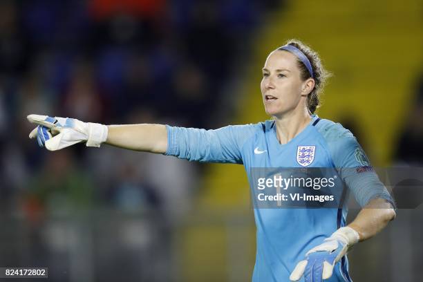 Goalkeeper Karen Bardsley of England women during the UEFA WEURO 2017 Group D group stage match between England and Spain at the Rat Verlegh stadium...