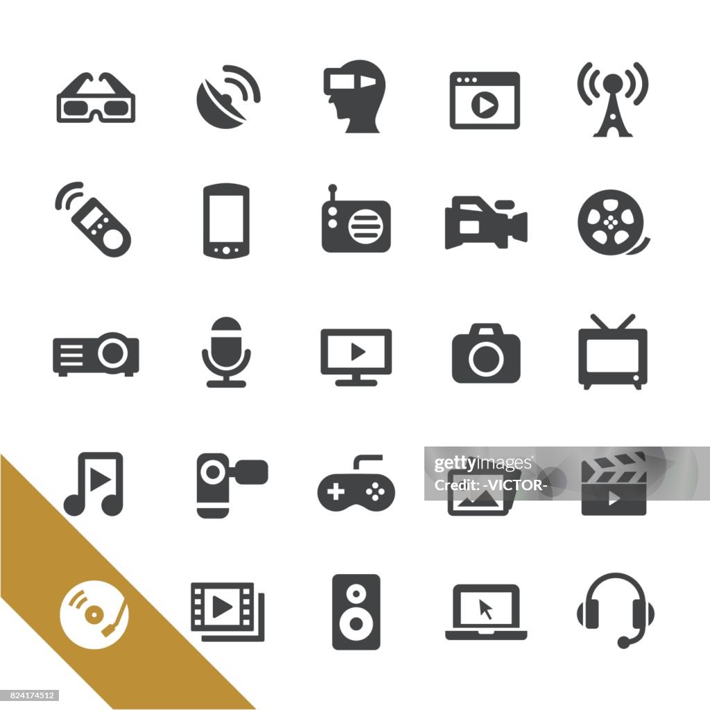 Multimedia-Symbole - Select Serie