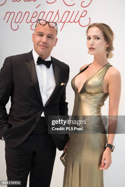 Billy Zane and guest attend the 69th Monaco Red Cross Ball Gala at Sporting Monte-Carlo on July 28, 2017 in Monte-Carlo, Monaco.