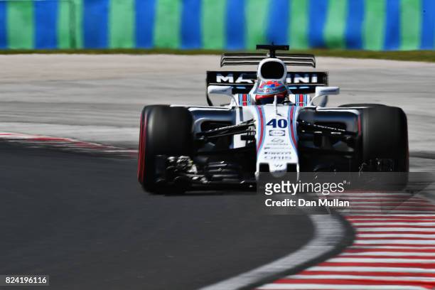 Paul di Resta of Great Britain driving the Williams Martini Racing Williams FW40 Mercedes on track during qualifying for the Formula One Grand Prix...