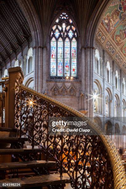 ely cathedral, ely, cambridgeshire - metalwork stock pictures, royalty-free photos & images