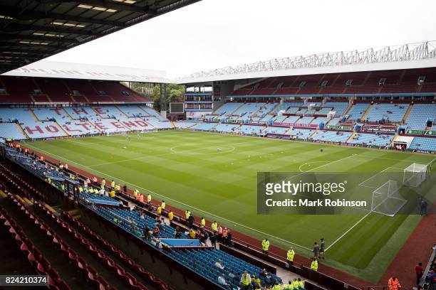 General view prior to the pre-season friendly match between Aston Villa and Watford at Villa Park on July 29, 2017 in Birmingham, England.