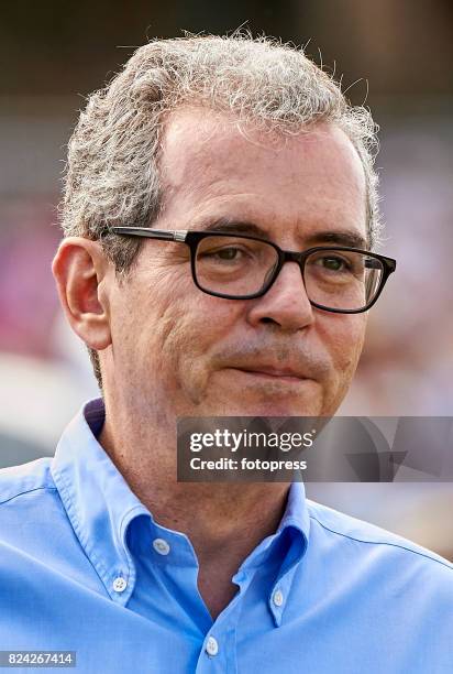 Pablo Isla attends during CSI Casas Novas Horse Jumping Competition on July 29, 2017 in A Coruna, Spain.