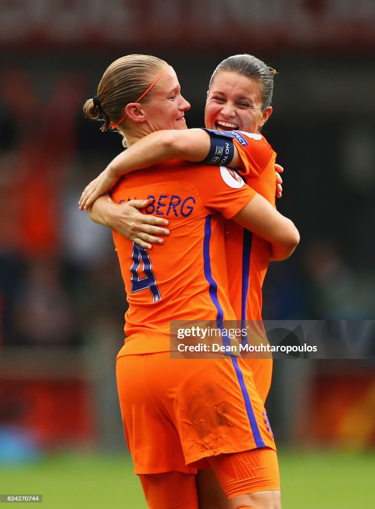 Netherlands v Sweden - UEFA Women's Euro 2017: Quarter Final