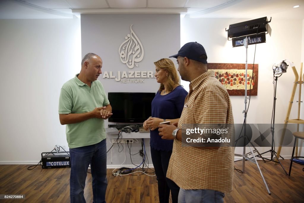 Al-Jazeera's Jerusalem office