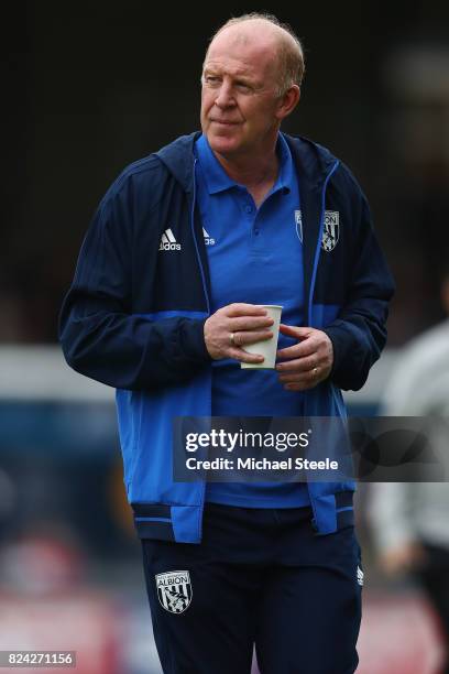 Gary Megson the assistant coach of West Bromwich Albion during the pre season match between Bristol Rovers and West Bromwich Albion at the Memorial...