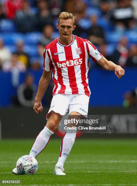 Darren Fletcher of Stoke City in action during the pre season friendly match between Bolton Wanderers and Stoke City at Macron Stadium on July 29,...