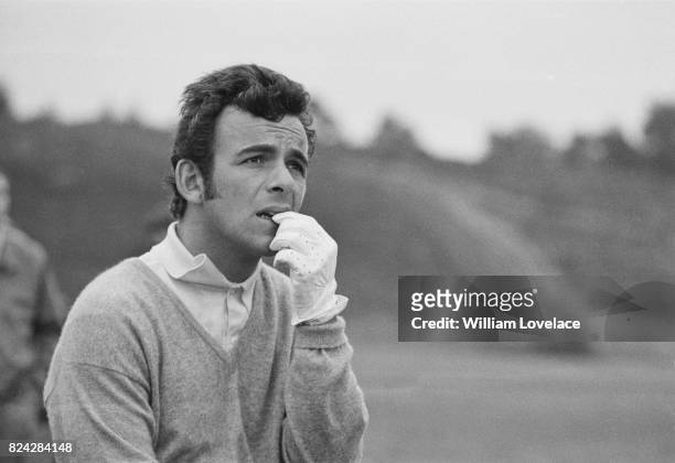 British Golfer Tony Jacklin during his practice at Hollinwell Golf Club, Nottingham, UK, 3rd September 1970.