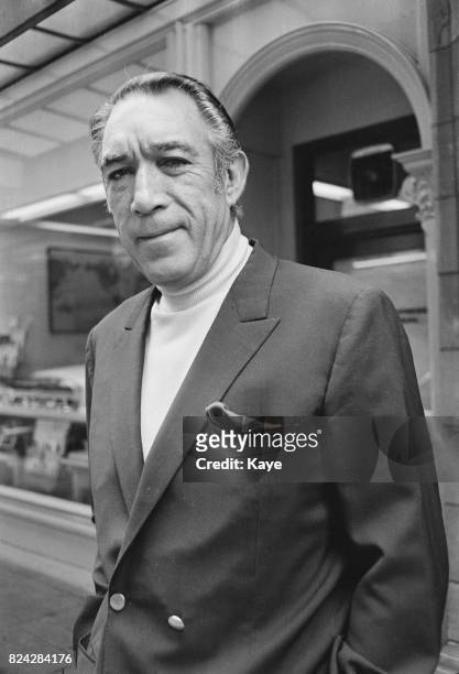 American actor Anthony Quinn, 22nd August 1970.