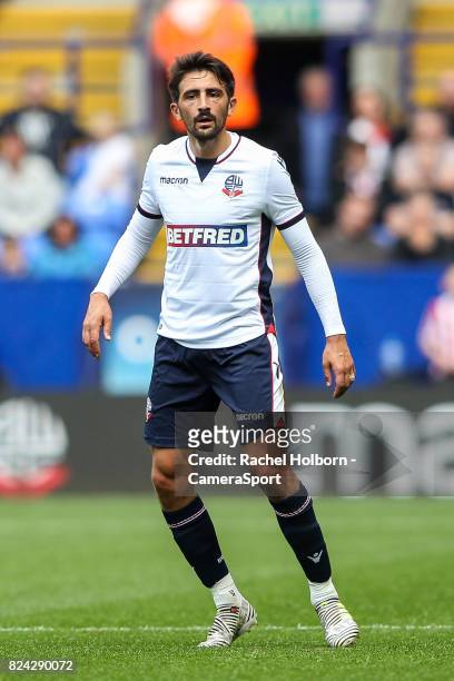 Bolton Wanderers' Jem Karacan during the pre-season friendly match between Bolton Wanderers and Stoke City at Macron Stadium on July 29, 2017 in...