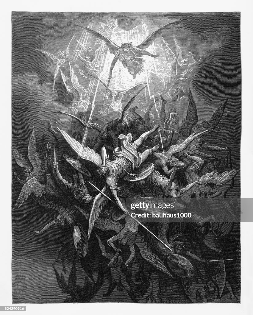 彼は全能の力ビクトリア朝の彫刻、1885
