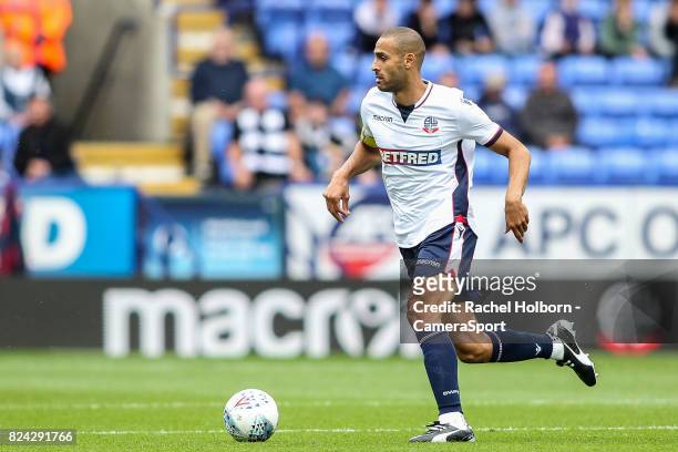 Bolton Wanderers' Darren Pratley during the pre-season friendly match between Bolton Wanderers and Stoke City at Macron Stadium on July 29, 2017 in...