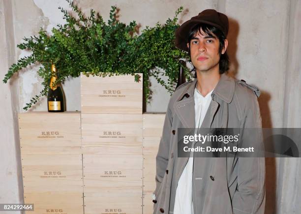 Thomas Cohen attends Krug Festival "Into The Wild" at The Grange, Hampshire, on July 29, 2017 in Northington, United Kingdom.