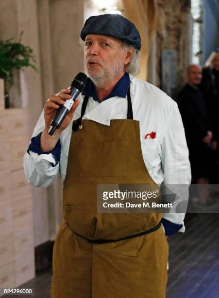 Chef Francis Mallmann speaks at Krug Festival "Into The Wild" at The Grange, Hampshire, on July 29, 2017 in Northington, United Kingdom.