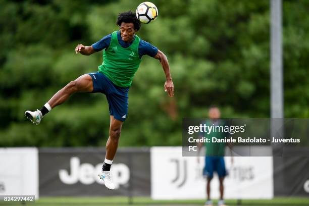 Juan Cuadrado of Juventus during the morning training session for Summer Tour 2017 by Jeep on July 29, 2017 in Boston, Massachusetts.