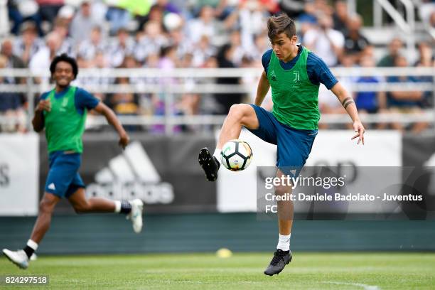 Paulo Dybala of Juventus during the morning training session for Summer Tour 2017 by Jeep on July 29, 2017 in Boston, Massachusetts.