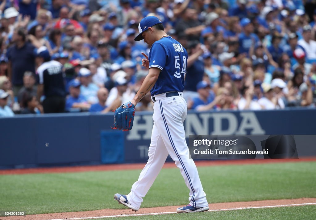 Los Angeles Angels of Anaheim v Toronto Blue Jays