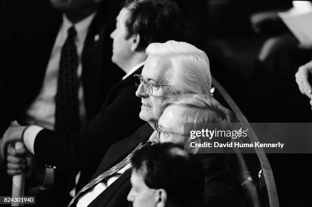 Representative Henry Hyde attends the State of the Union, Washington DC, January 27, 1998.