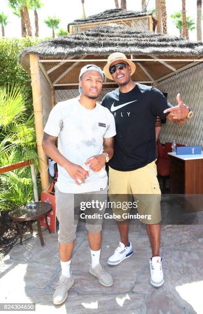 Las Vegas is hotter than ever this weekend with celebs including NBA player Damian Lillard and former NBA player Paul Pierce attending JBL Fest, an...