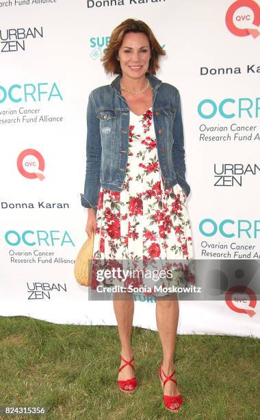 Luann DeLesseps D'Agostino attends the 20th Annual Super Saturday to benefit the Ovarian Cancer Research Fund Alliance at Nova's Ark Project on July...