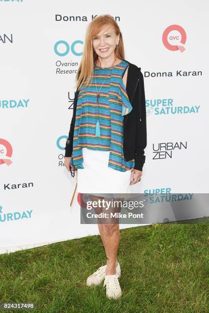 Fashion designer Nicole Miller attends OCRFA's 20th Annual Super Saturday to Benefit Ovarian Cancer on July 29, 2017 in Watermill, New York.