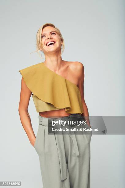 Eliza Coupe of Hulu's 'Future Man' poses for a portrait during the 2017 Summer Television Critics Association Press Tour at The Beverly Hilton Hotel...