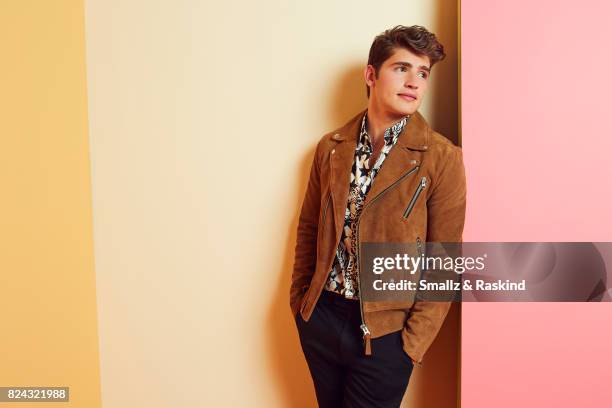 Gregg Sulkin of Hulu's 'Marvel's Runaways' poses for a portrait during the 2017 Summer Television Critics Association Press Tour at The Beverly...